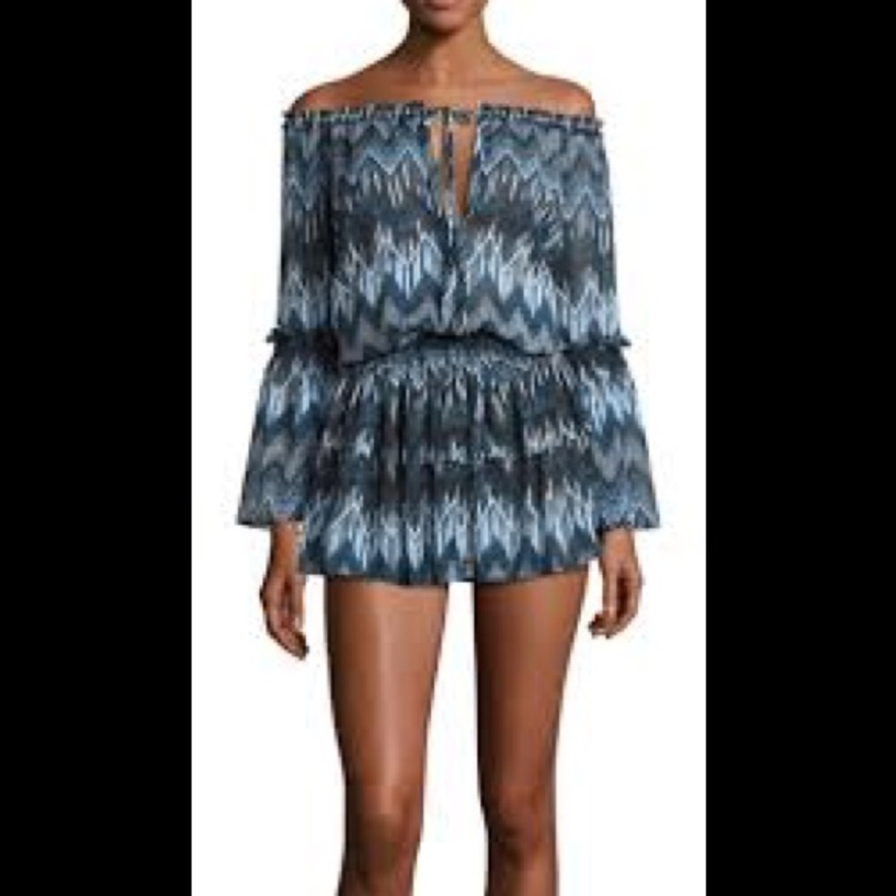 Red Carter Indigo Cover Up Dress